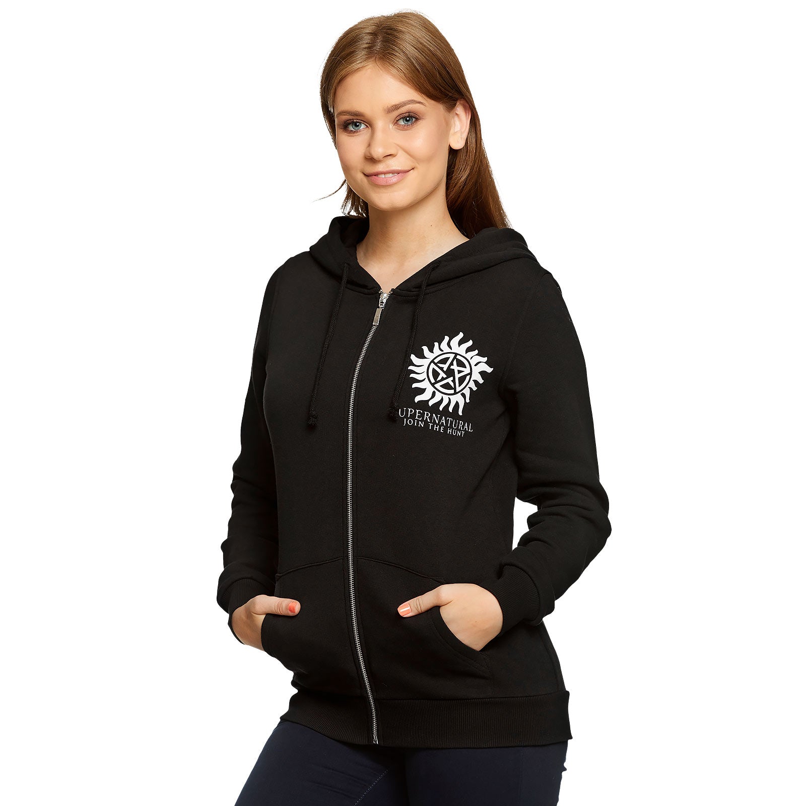 Image produit Supernatural - Sauver les gens Chasser les choses Sweat à capuche pour femmes