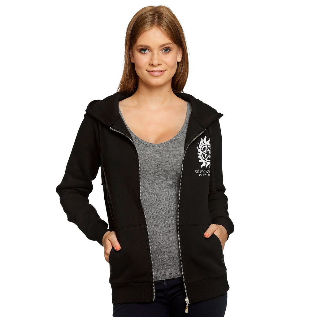 Image produit Supernatural - Sauver les gens Chasser les choses Sweat à capuche pour femmes