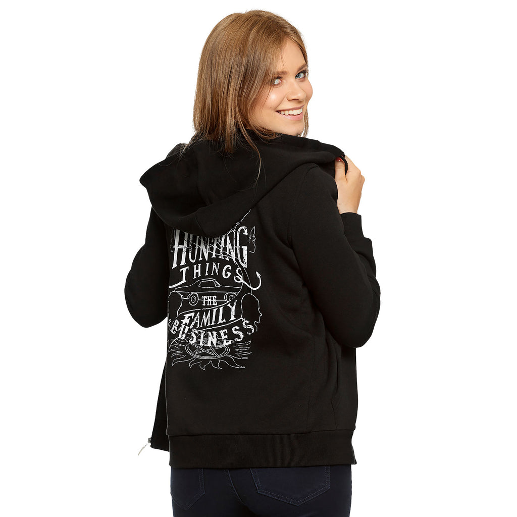 Image produit Supernatural - Sauver les gens Chasser les choses Sweat à capuche pour femmes