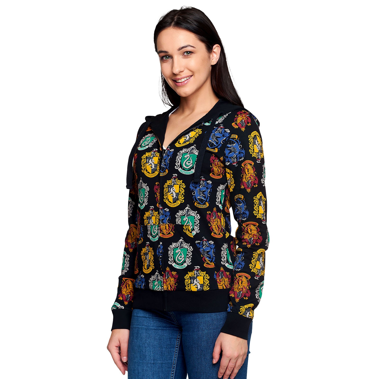 Image produit Harry Potter - Sweat à capuche réversible Hogwarts pour femmes