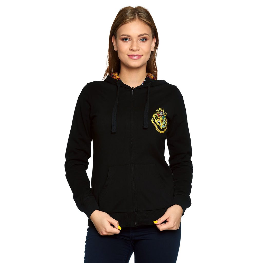 Image produit Harry Potter - Sweat à capuche réversible Hogwarts pour femmes