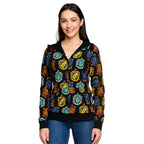 Image produit Harry Potter - Sweat à capuche réversible Hogwarts pour femmes