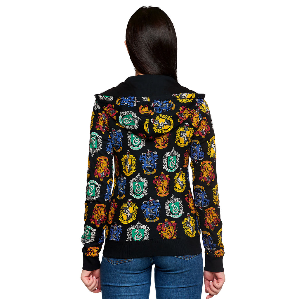 Image produit Harry Potter - Sweat à capuche réversible Hogwarts pour femmes