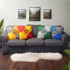Image produit Harry Potter - Coussin Serpentard de luxe avec glands