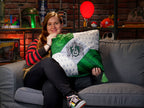 Image produit Harry Potter - Coussin Serpentard de luxe avec glands