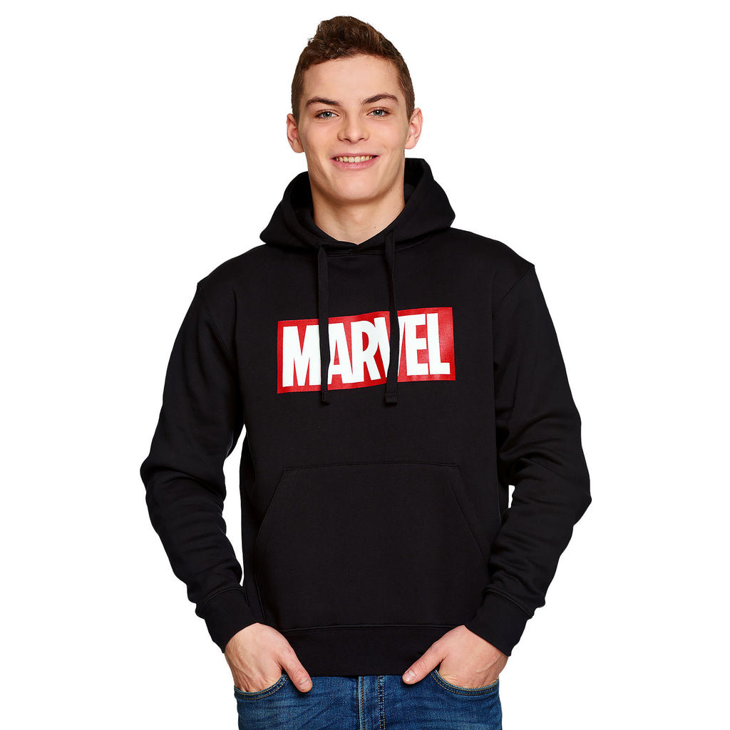 Image produit Marvel - Sweat à capuche Logo noir
