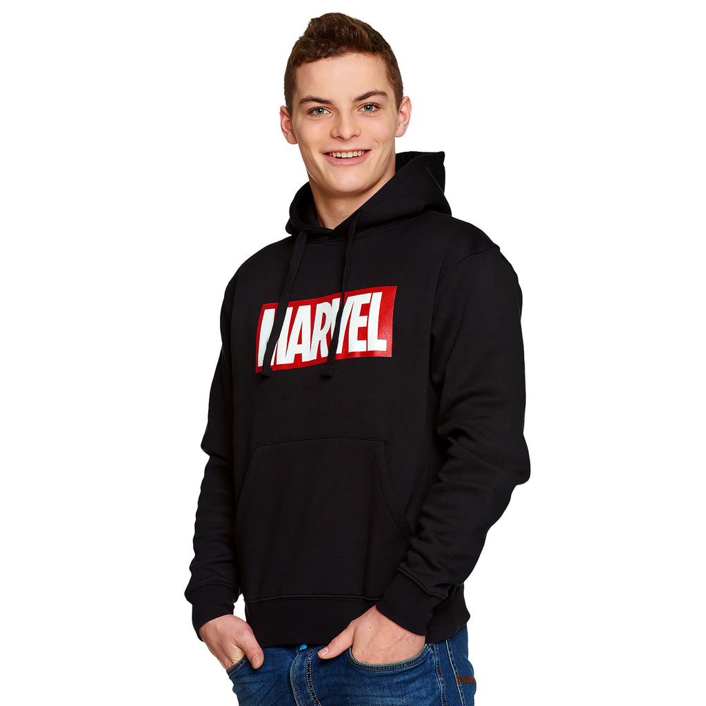 Image produit Marvel - Sweat à capuche Logo noir