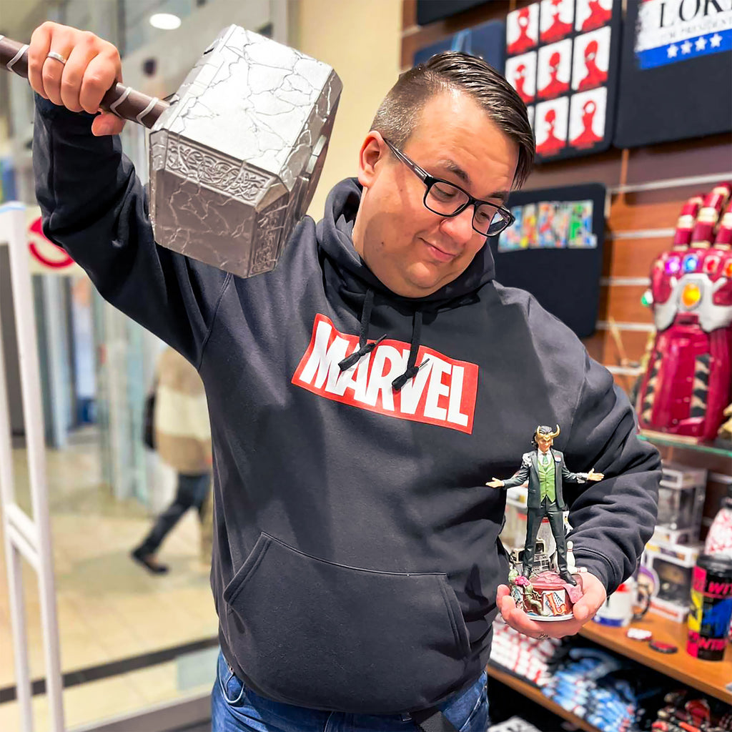 Image produit Marvel - Sweat à capuche Logo noir