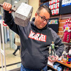 Image produit Marvel - Sweat à capuche Logo noir
