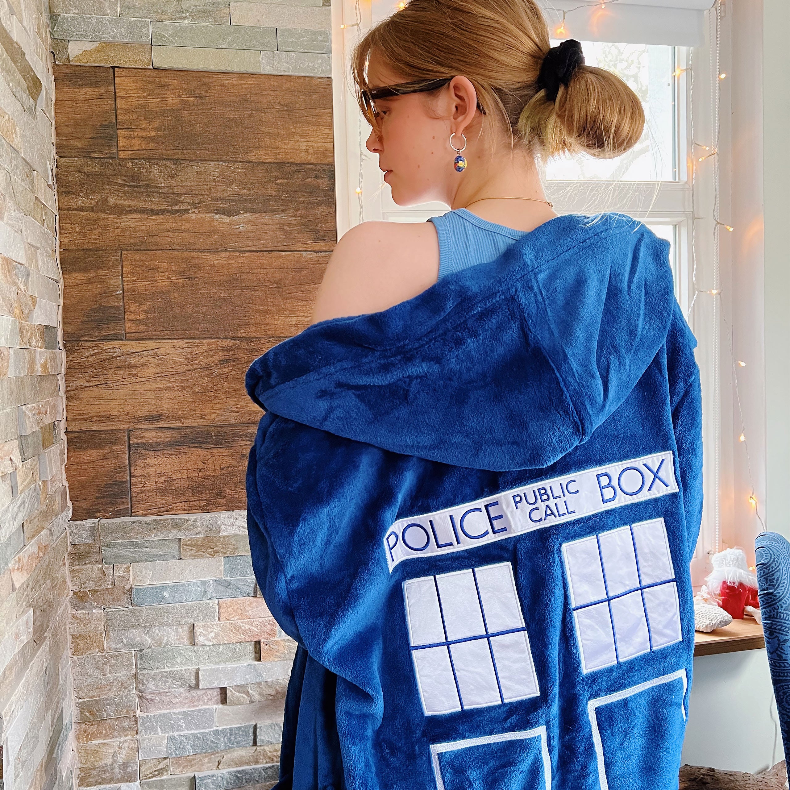 Image produit Doctor Who - Peignoir Tardis Saison 11 bleu