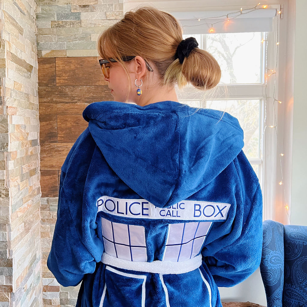 Image produit Doctor Who - Peignoir Tardis Saison 11 bleu