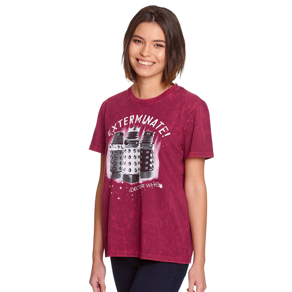Product image Doctor Who - Daleks Exterminate Women's T-Shirt Red