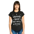 Image produit Harry Potter - T-shirt Femme Loose Fit Mischief Managed noir
