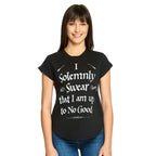 Image produit Harry Potter - T-shirt Femme Loose Fit Mischief Managed noir