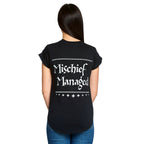 Image produit Harry Potter - T-shirt Femme Loose Fit Mischief Managed noir