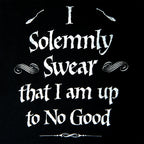 Image produit Harry Potter - T-shirt Femme Loose Fit Mischief Managed noir