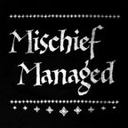 Image produit Harry Potter - T-shirt Femme Loose Fit Mischief Managed noir