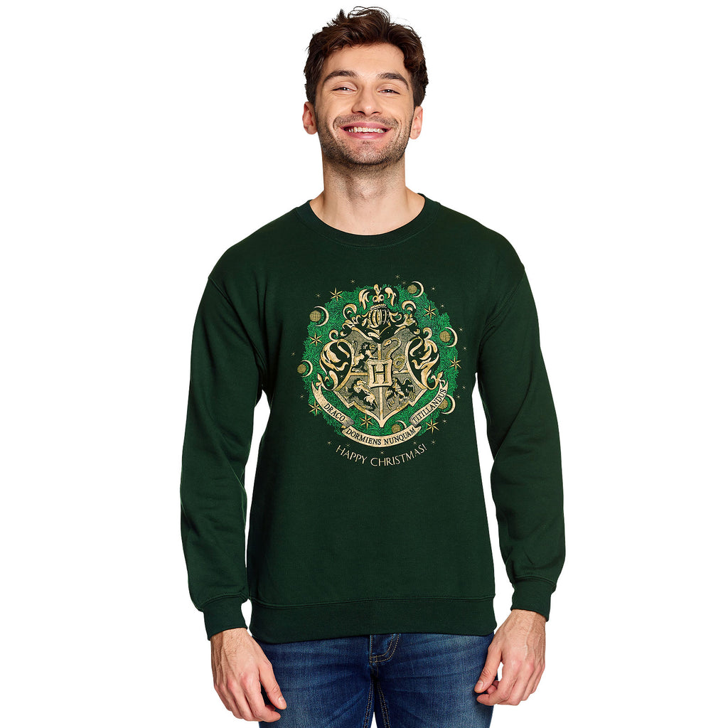 Image produit Harry Potter - Pull Happy Hogwarts vert