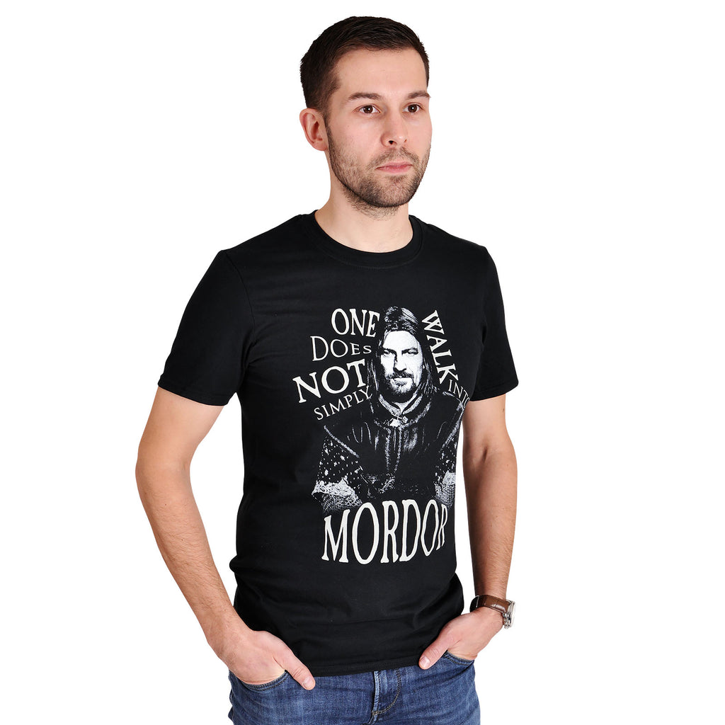 Image produit Seigneur des Anneaux - T-shirt noir Boromir Walk into Mordor