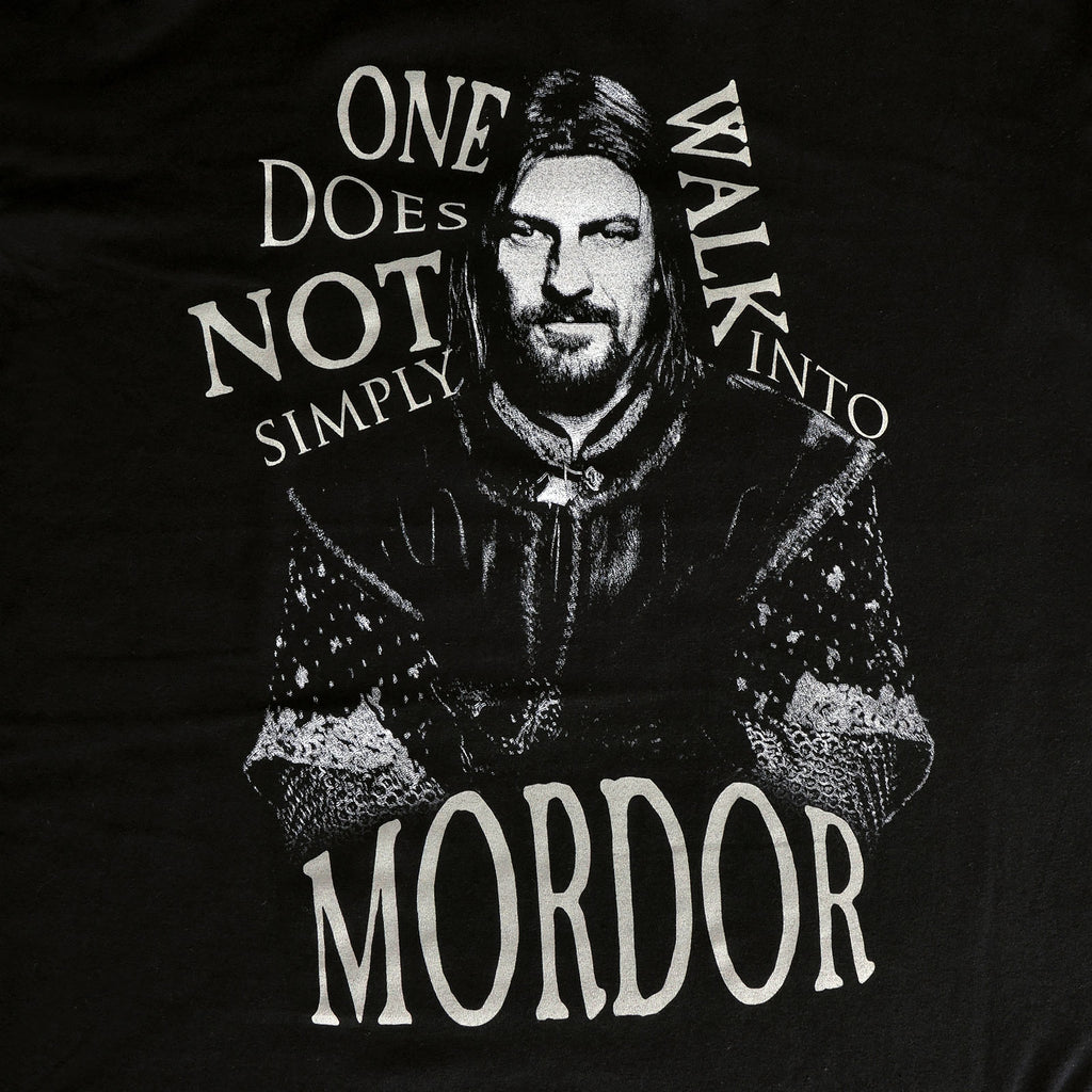 Image produit Seigneur des Anneaux - T-shirt noir Boromir Walk into Mordor