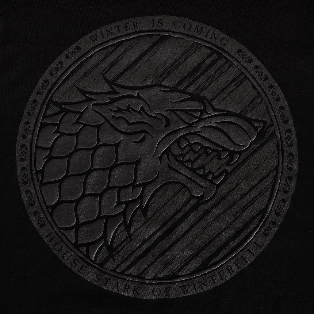 Image produit Game of Thrones - Dark Stark 3D Logo T-Shirt noir