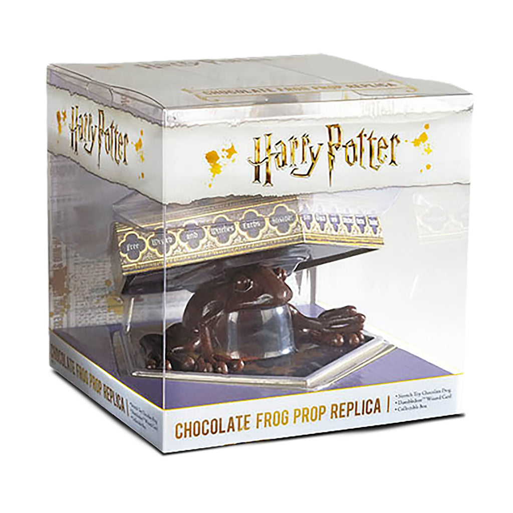 Image produit Figurine Grenouille en chocolat avec carte à collectionner - Réplique Harry Potter