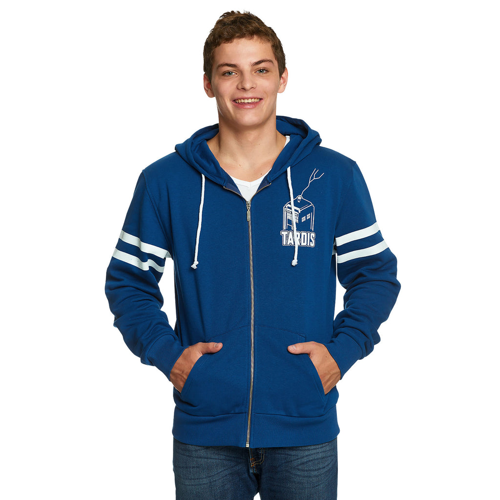 Image produit Doctor Who - Sweat à capuche Tardis bleu