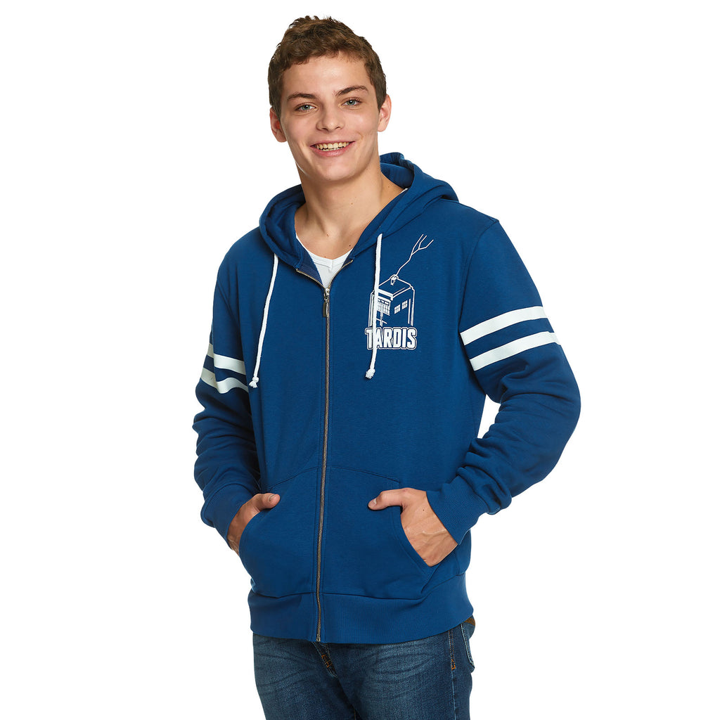 Image produit Doctor Who - Sweat à capuche Tardis bleu