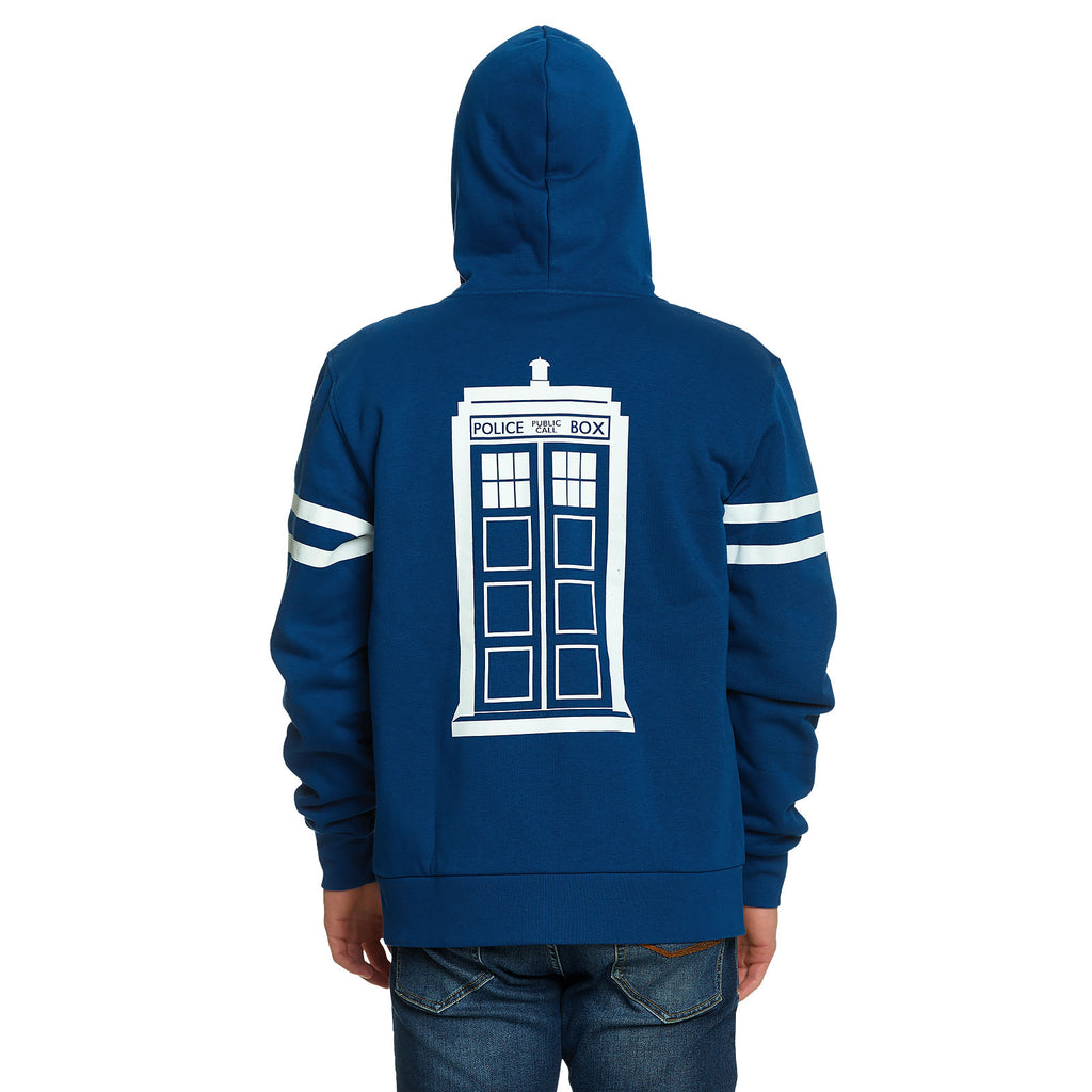 Image produit Doctor Who - Sweat à capuche Tardis bleu