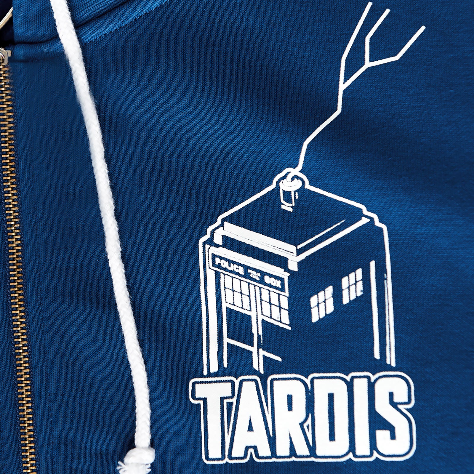 Image produit Doctor Who - Sweat à capuche Tardis bleu