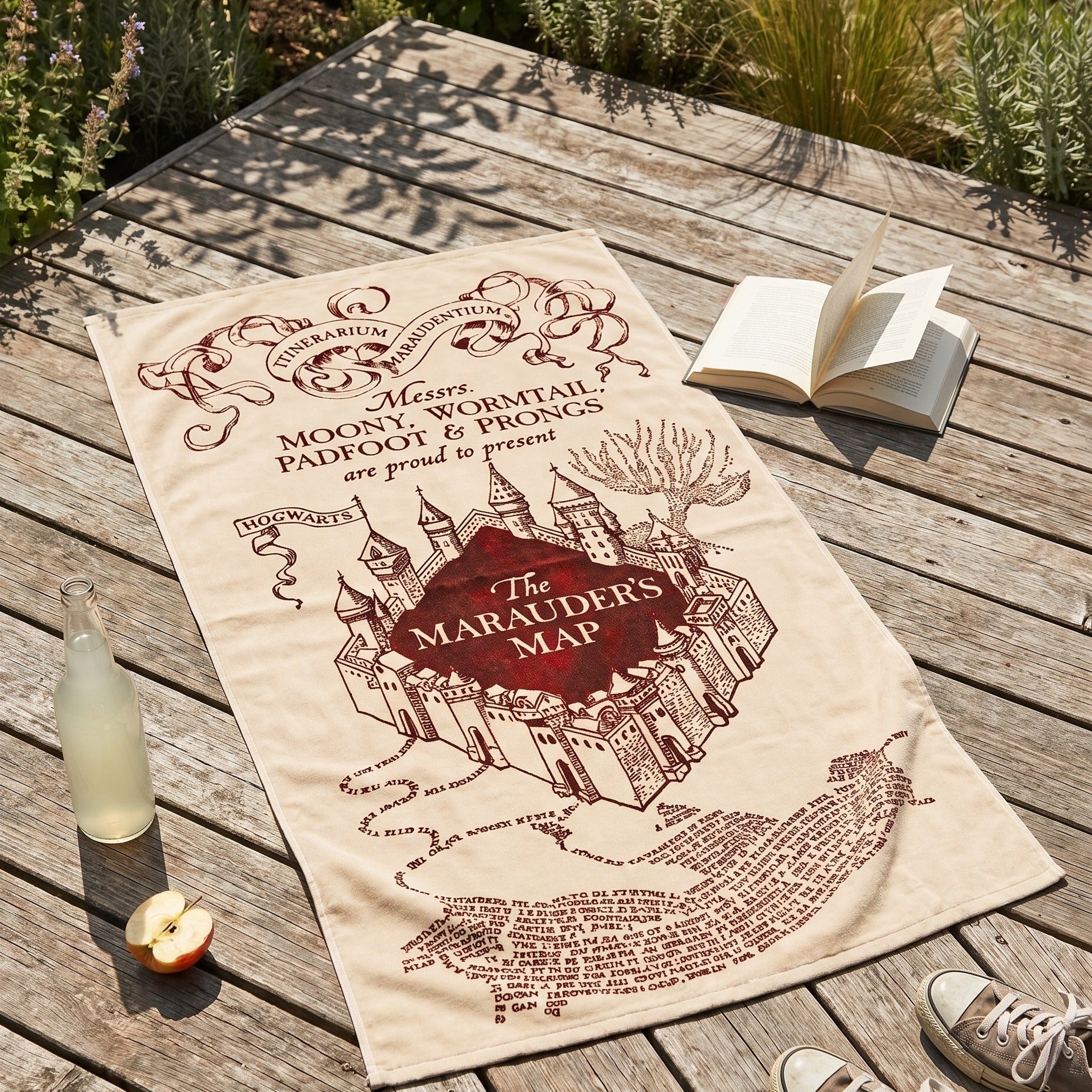 Image produit Harry Potter - Serviette de bain Carte des Maraudeurs