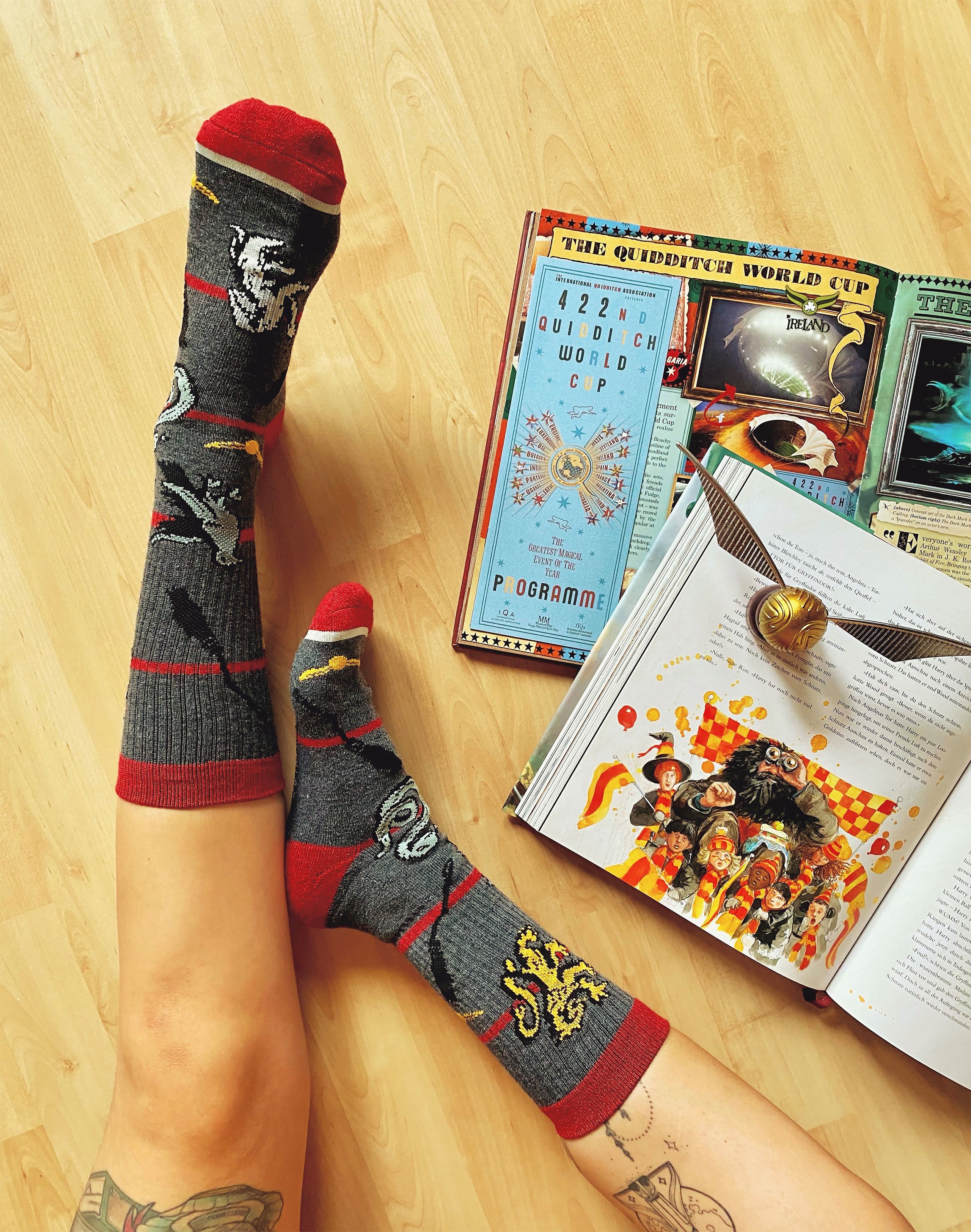 Image produit Harry Potter - Ensemble de 3 paires de chaussettes dans une boîte cadeau