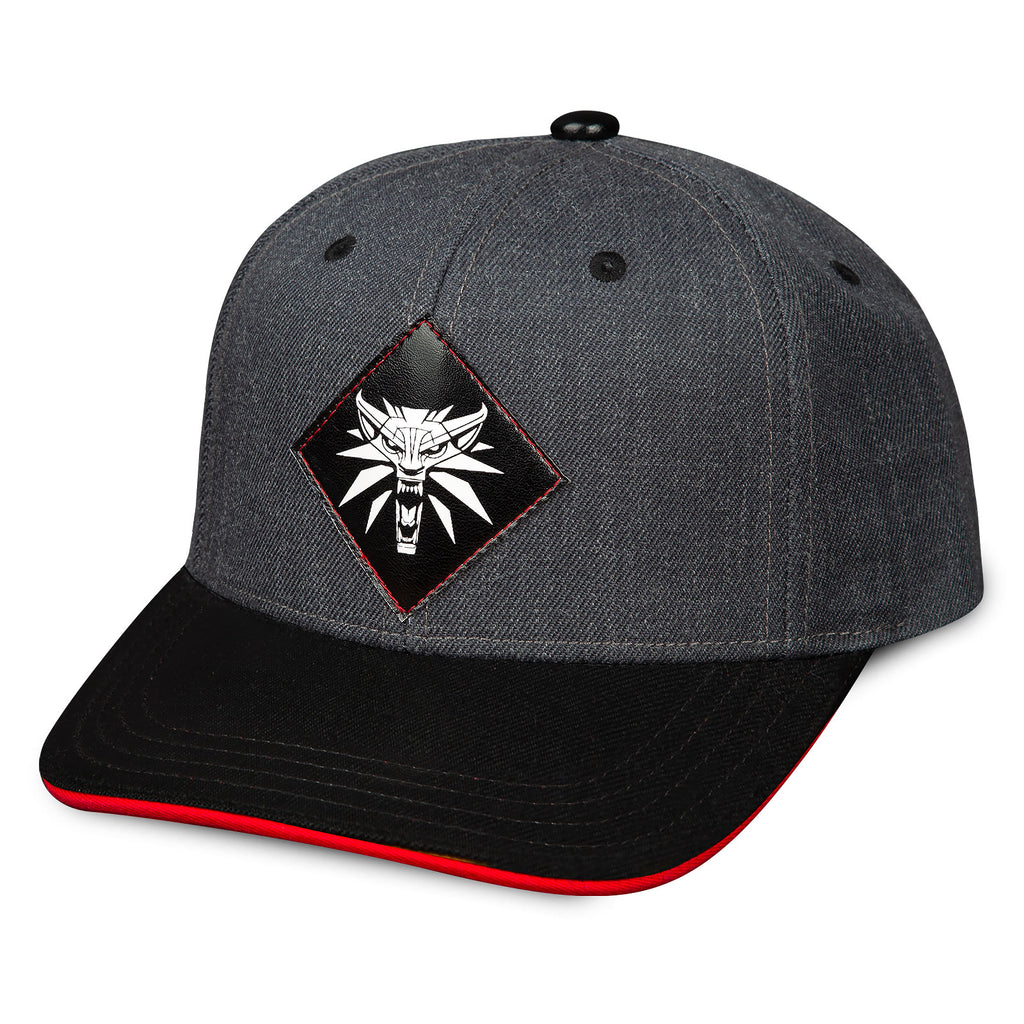 Image produit Witcher - Casquette Snapback Patch Médaillon Loup
