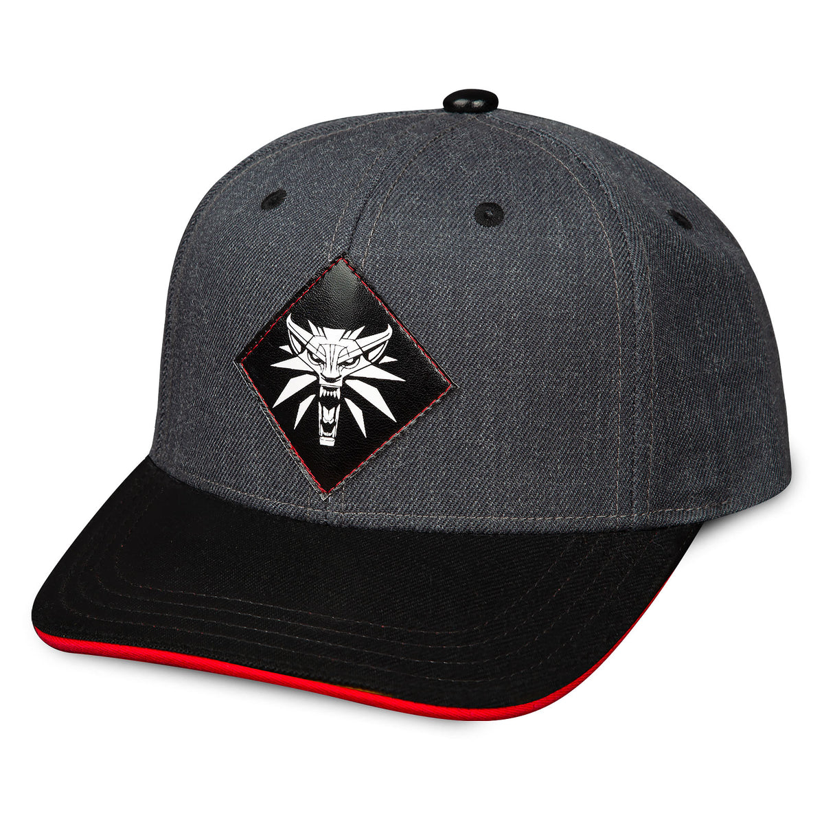 Image produit Witcher - Casquette Snapback Patch Médaillon Loup