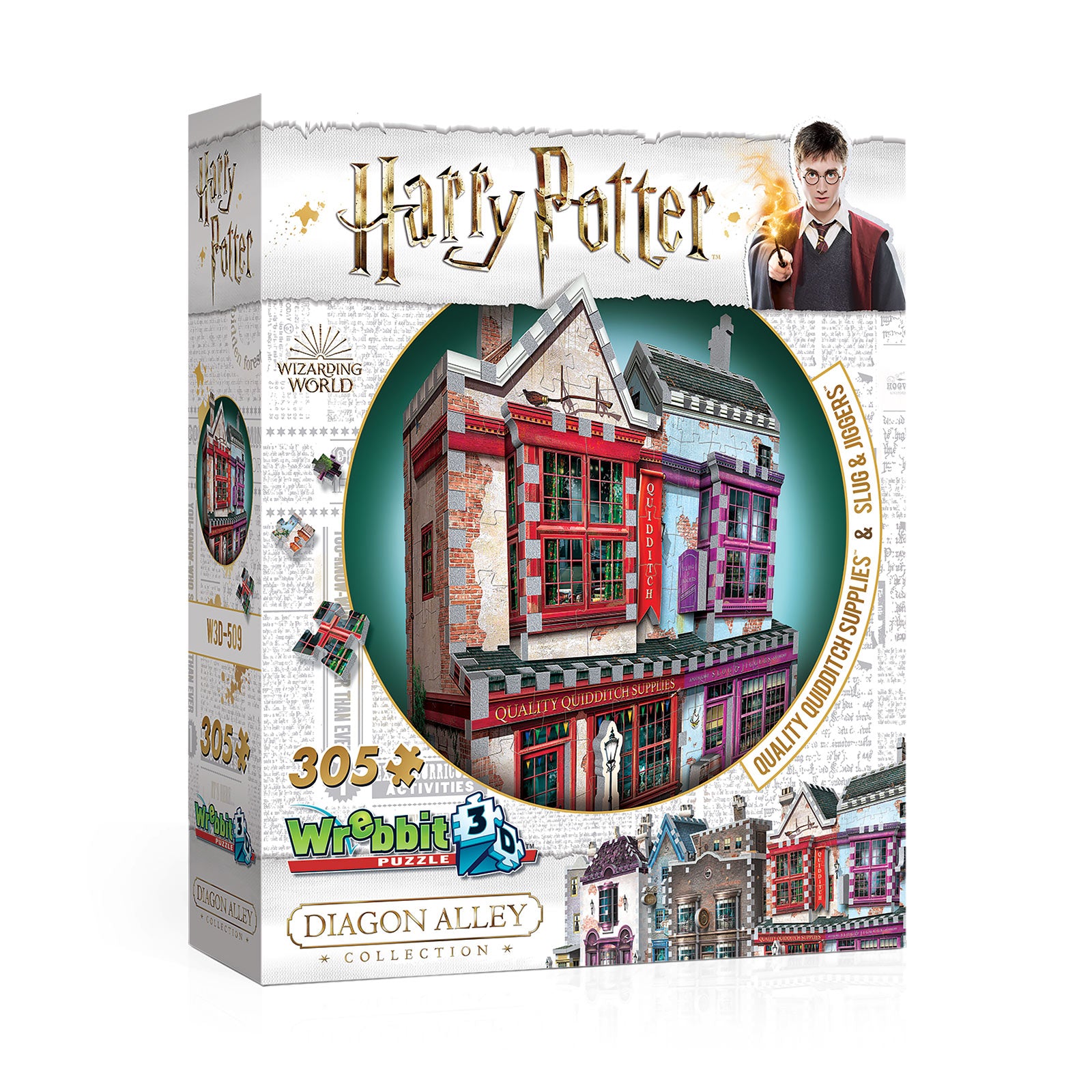 Image produit Harry Potter - Slug & Jiggers Pharmacie & Qualité pour Quidditch 3D Puzzle