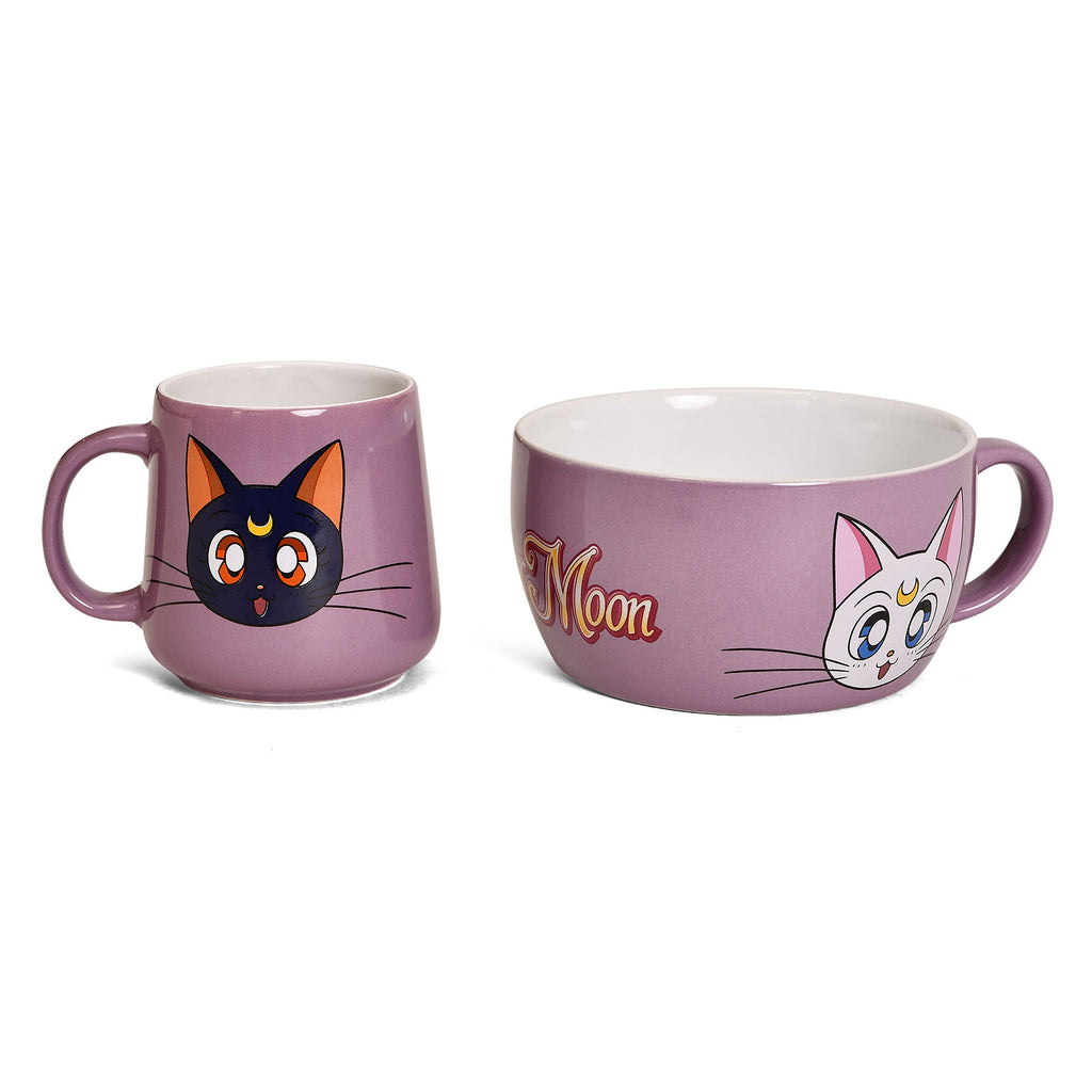 Image produit Sailor Moon - Ensemble petit déjeuner Luna et Artemis