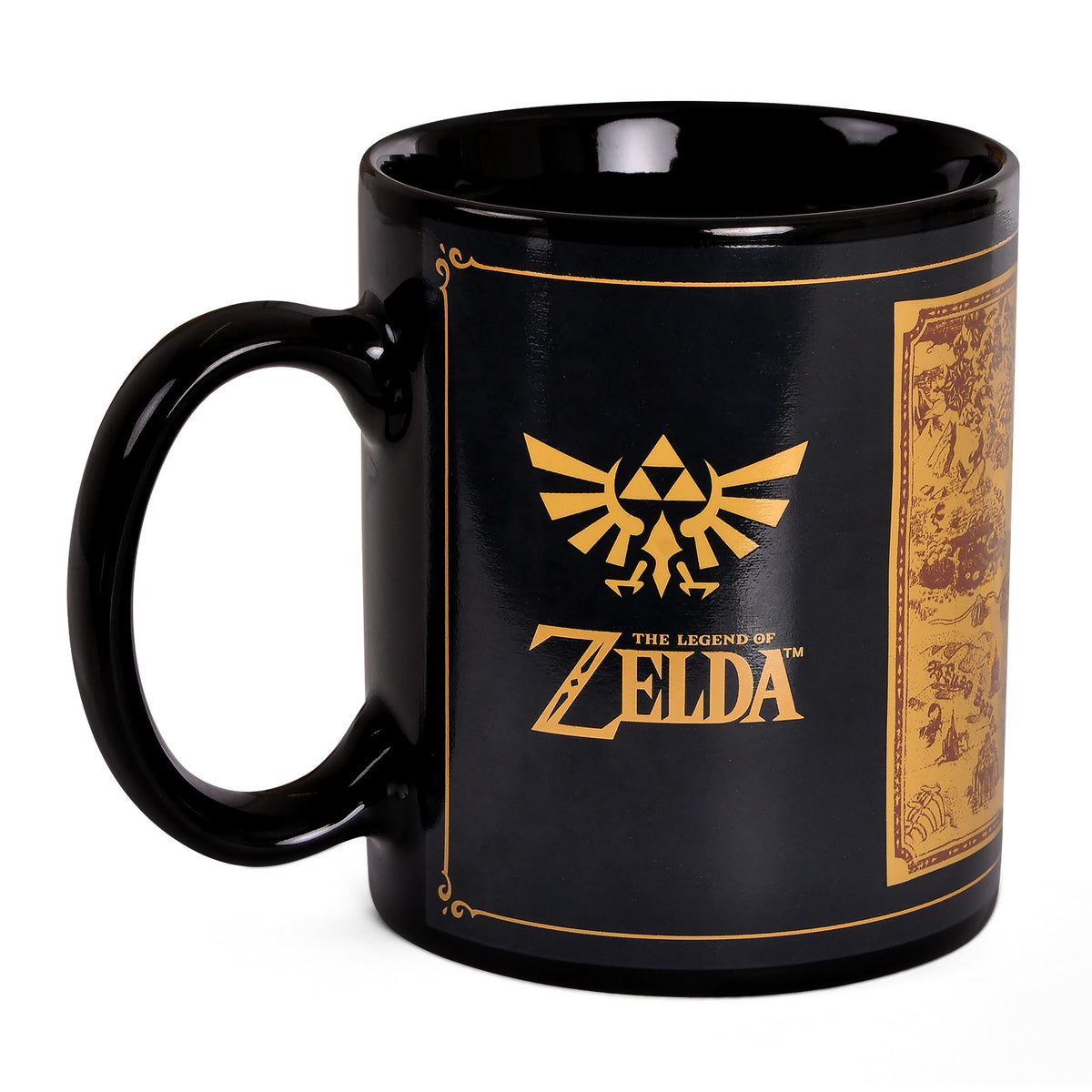 Image produit Zelda - Tasse à effet thermique Silhouette de la carte