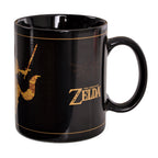 Image produit Zelda - Tasse à effet thermique Silhouette de la carte