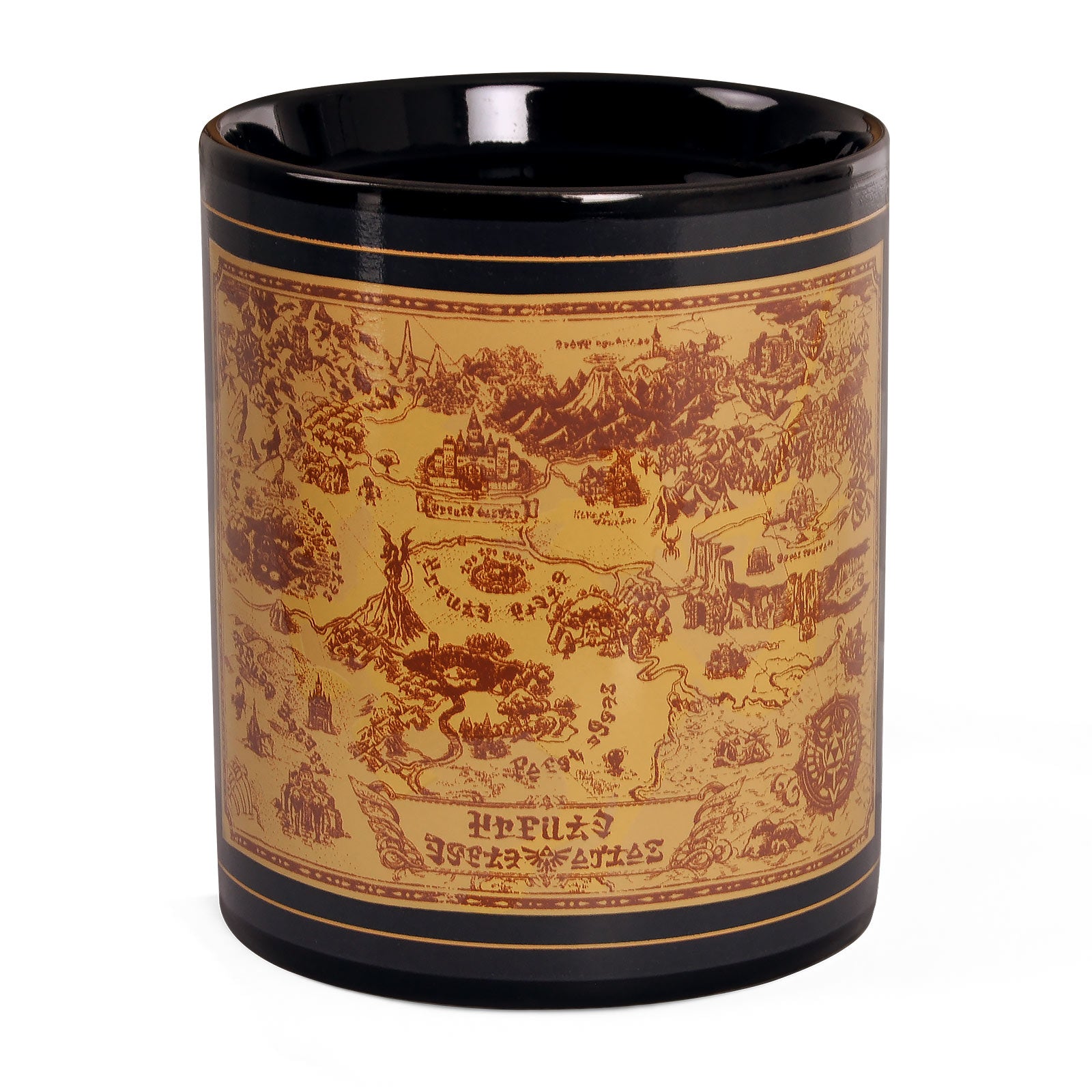Image produit Zelda - Tasse à effet thermique Silhouette de la carte