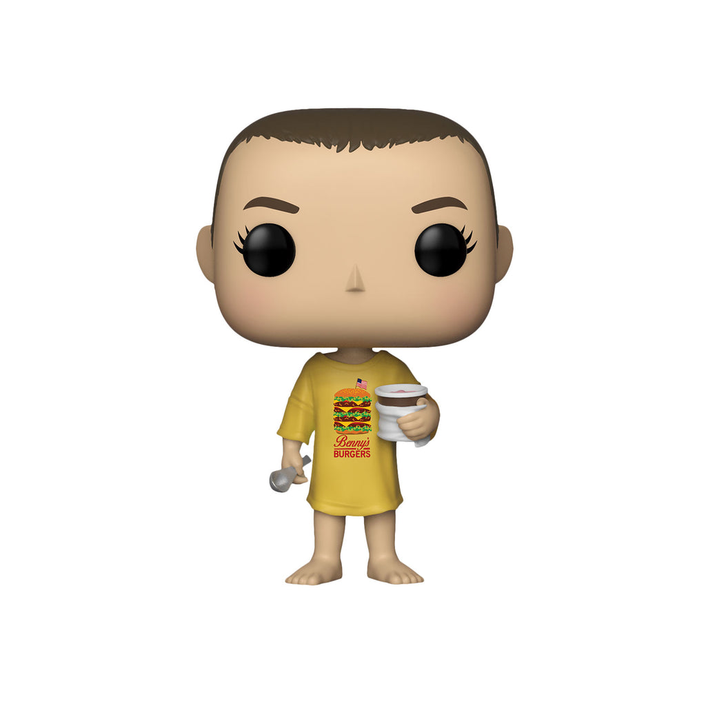 Image produit Stranger Things - Eleven avec t-shirt Burger Figurine Funko Pop