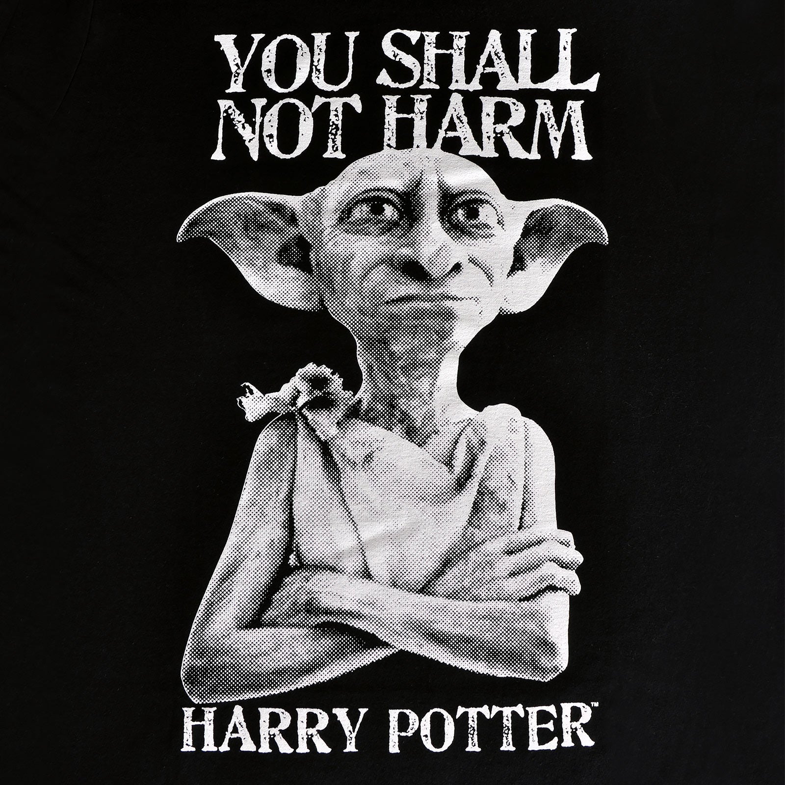Image produit Harry Potter - Dobby You Shall Not Harm t-shirt noir