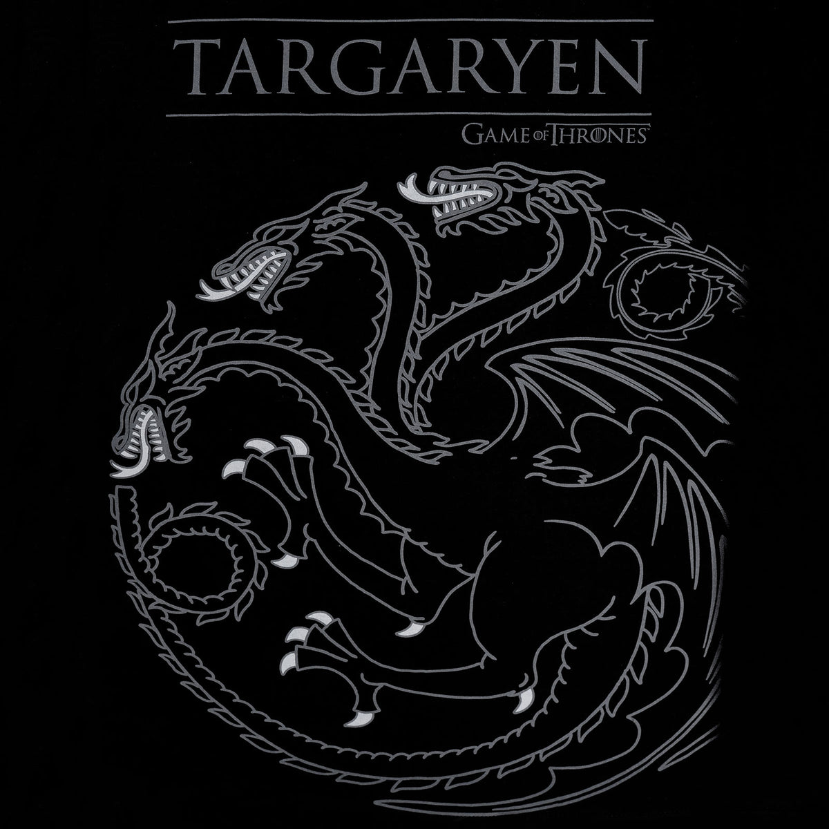 Image produit Game of Thrones - T-shirt noir Maison Targaryen