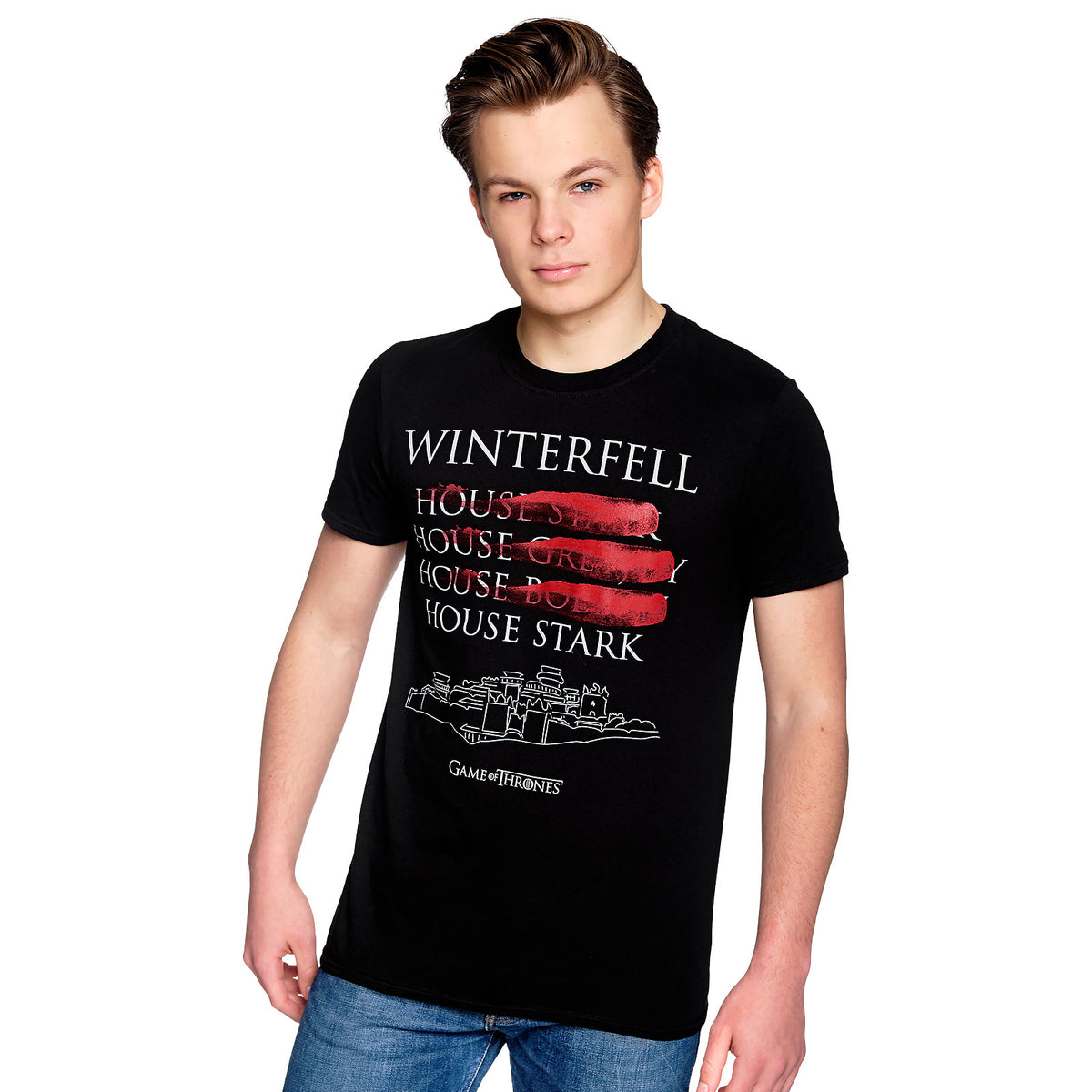 Image produit Game of Thrones - T-shirt noir des dirigeants de Winterfell