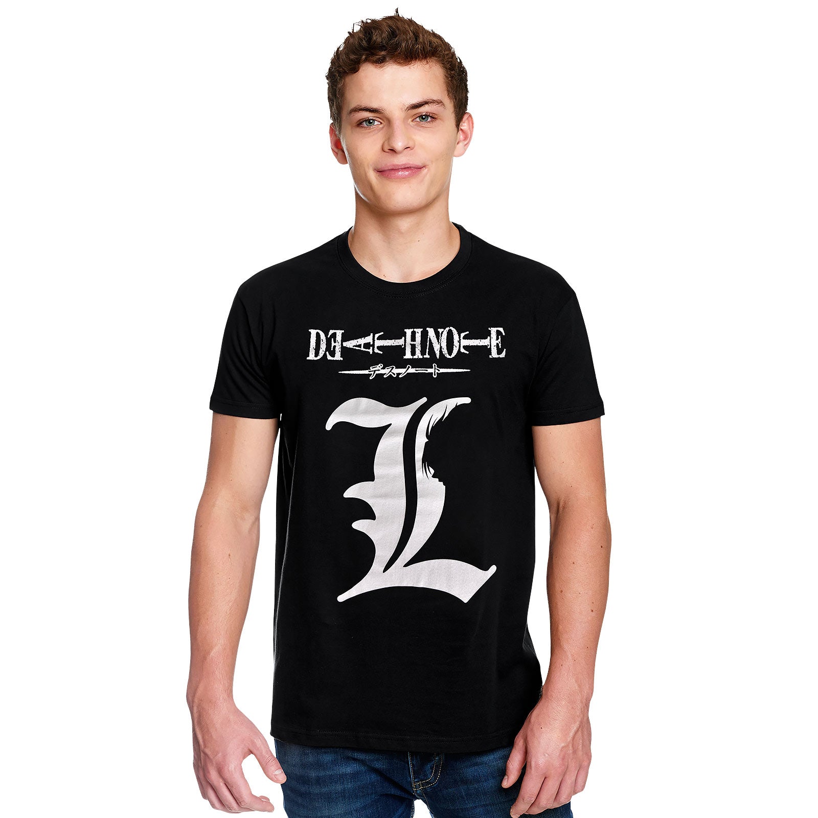 Image produit Death Note - T-shirt Silhouette L noir