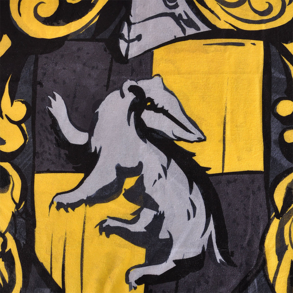 Image produit Harry Potter - Serviette de plage blason Hufflepuff