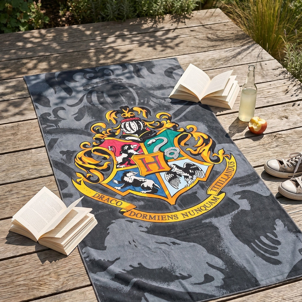 Image produit Harry Potter - Serviette de plage blason de Poudlard