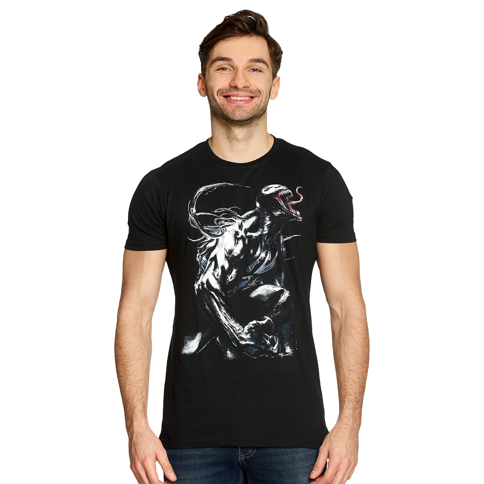 Image produit Venom - T-shirt Symbiote en colère noir