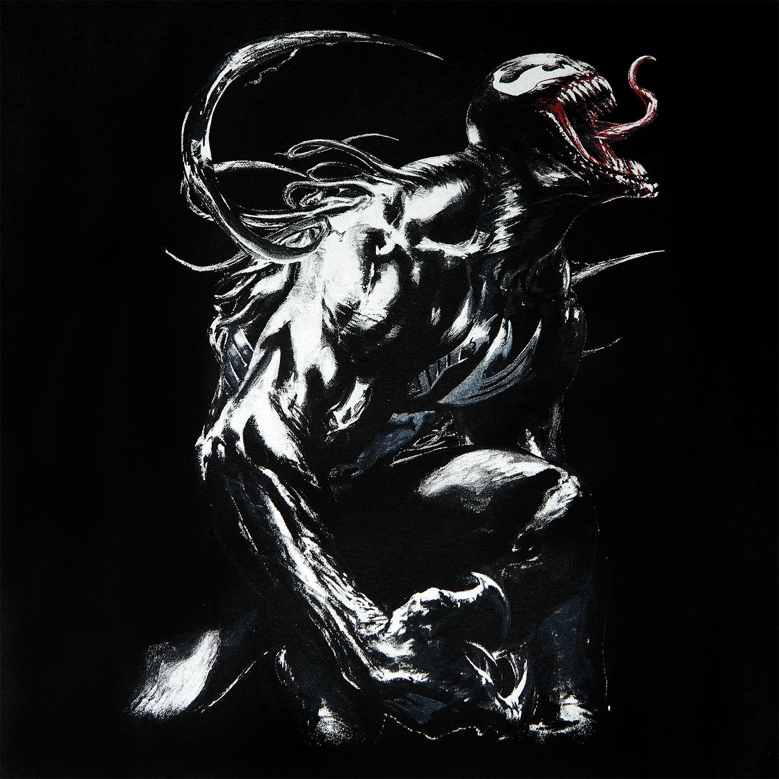 Image produit Venom - T-shirt Symbiote en colère noir