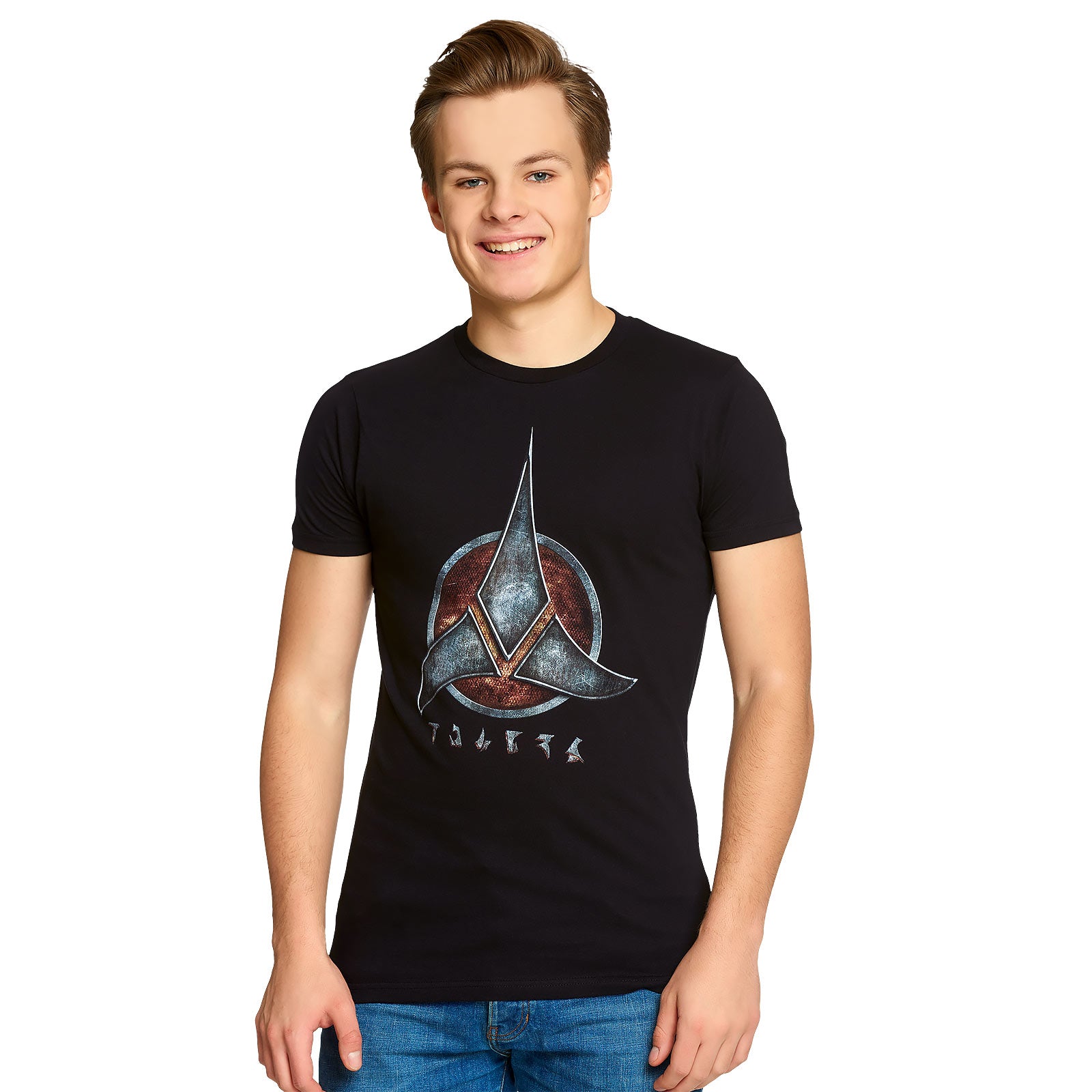 Image produit Star Trek - T-shirt noir avec emblème Klingon