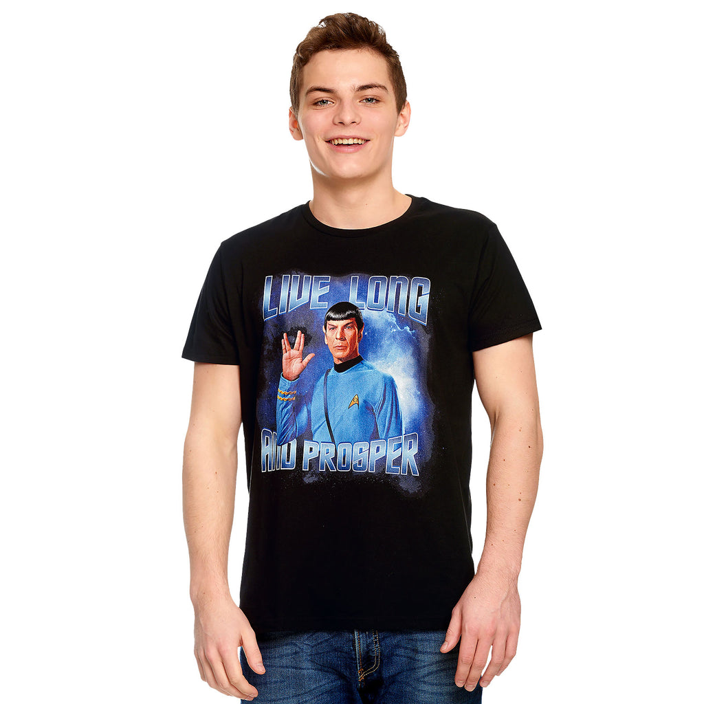Image produit Star Trek - Spock Live Long and Prosper T-Shirt noir